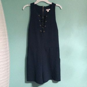 Xhilaration romper turquoise size XS